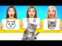 Who Draws it Better Take The Prize | Colorful Drawing Tricks by Multi DO Fun Challenge