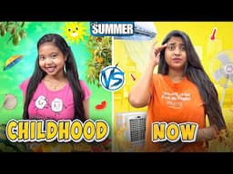 Summer 🍉⛱️ Childhood vs Now  || #bongposto #funny #comedy #childhoodmemories