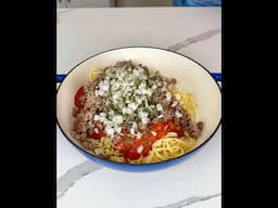 Easy 1 pan pasta dinner!