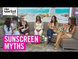 Debunking Sunscreen MYTHS With a Dermatologist! | The Social