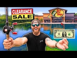 Fishing w/ CLEARANCE Gear ONLY from BASS PRO SHOPS!! **Topwater Madness**
