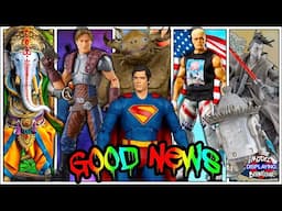 Huge Action Figure Reveals, Superman! Star Wars! Religious Deity?