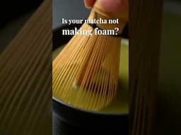 Matcha not foaming? Here’s why 🍵 #matcha