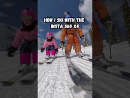 How to Capture The Coolest Ski Content. #insta360 #camera #ski