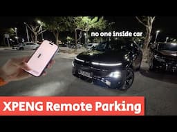 XPENG Remote Parking!
