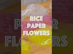 Rice Paper Flowers Chips: Make Them Like a PRO!