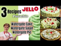 3 Pistachio Pudding Recipes – Watergate Cake, Salad & Pie** 🥧
