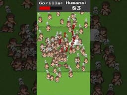 Pixel Art Gorilla vs. 100 Men