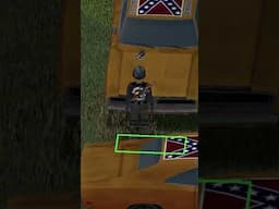 Fully Armored '69 Charger General Lee Version Short Project Zomboid Mod Showcase #projectzomboid