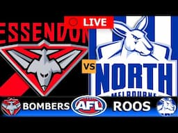 ESSENDON vs NORTH MELBOURNE | 2025 AFL Round 8 Live Stream