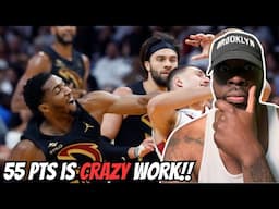 BROOKLYN FAN REACTS TO! Cavs vs Heat Game 4 Highlights!!