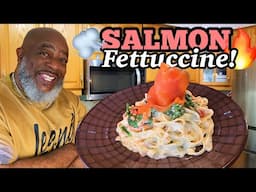 How to make SMOKED Salmon Fettuccini! *THE LEGEND IS BACKKKK! | Deddy’s Kitchen
