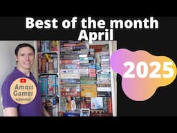 Best of the Month board game April 2025 semi-cooperative route building Cthulhu trains AmassGames