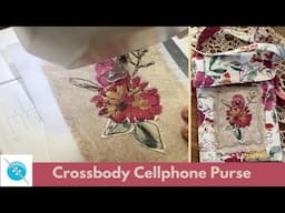 Easy Peasy Crossbody Cellphone Purse, Beginner's Sewing Project