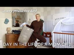 VERY Productive Day of a BUSY mom / how I structure my days, working from home + spring cleaning