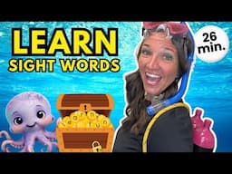 Learn SIGHT WORDS for Kids| Learning Videos for Preschoolers | Under the Sea Adventure