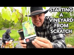 Building a Grape Vineyard on our Farm in Canada