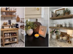 Small Kitchen Organization Ideas. Kitchen Makeover Ideas. #kitchen #homedecor #interiordesign #decor