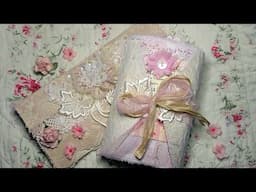 'Shades of Pink' Vintage Style Journal ft Lavish Laces