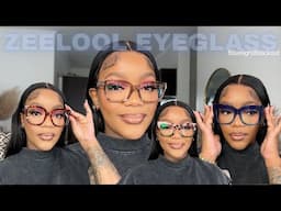 See In Style With Chic Glasses From Zeelool | Bluelight Block Out Haul