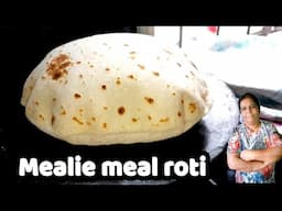 How I make mealie meal roti on a cold day. Step by step guide for beginners. How to make your dough.