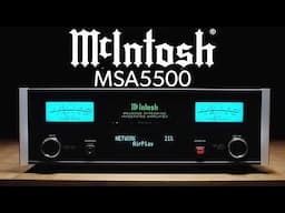 McIntosh MSA5500 stereo integrated amplifier | Crutchfield
