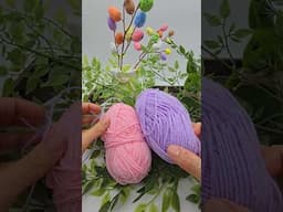I bought yarn on Temu and crochet my Easter decorations