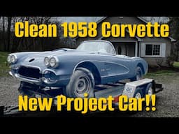 1958 Corvette Full Project Car Review.  This Car Is Donating Parts To Save My C1 Project.