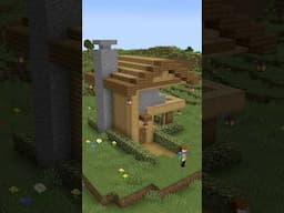Modern Wooden House in Minecraft Tutorial
