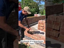 Laying bricks #asmrvideo #construction #brickwork
