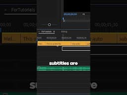 How To SAVE TIME With AUTO SUBTITLES