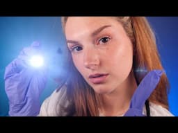 ASMR Cranial Nerve Exam | Up Close Eye Exam, Ear Exam, Face Touching, & More
