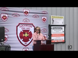 Safe Haven Baby Box founder and CEO Monica Kelsey speaks during a box blessing ceremony in Lockwood