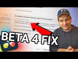 DaVinci Resolve 20 Beta 4 - AUDIO BUG FIX!