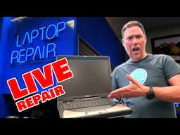 This 23 Year Old Laptop Was Mailed-In For Repair-  Can I Fix It LIVE?