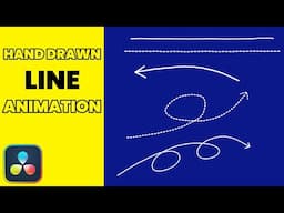 Hand Drawn Marker Line Animation in DaVinci Resolve | Motion Graphics Tutorial