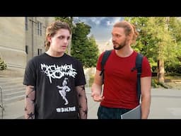 College Kid Wants to Fight Emo!