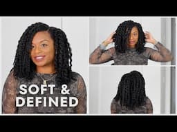 My Updated Twistout Routine | Soft and Defined Natural Hair