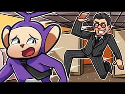 ESCAPE FROM MY BOSS! | Tinky Winky Plays: Roblox RUSHED OUT