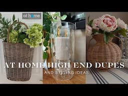 AT HOME HIGH DUPES | HOME DECOR SHOPPING, HAUL AND STYLING IDEAS