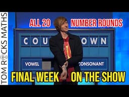 Dr Tom Crawford on Countdown - All Number Rounds From Week 3