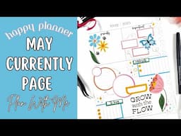 Plan With Me: Turning My Happy Planner May Currently Page Into A Monthly Overview Page