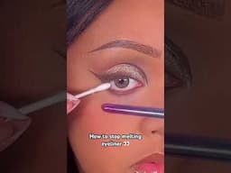 How to stop melting / smudging eyeliner 👀 would you try this? #IPSY #eyeliner