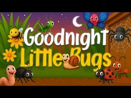 12 Hour Bedtime Story for Kids 🐞 | Goodnight Little Bugs | Sleep Video Ages 0–5