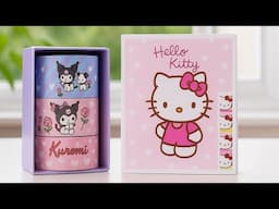 Make Your Own Sanrio Stationery! Hello Kitty, Kuromi, Cinnamoroll, My Melody DIY