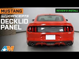 2015-2023 Mustang MP Concepts Decklid Panel Review & Install