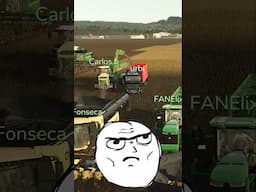 I GUESS UNLOADING GRAIN CART IS NOT AN EASY JOB 😂😂 | Farming Simulator 25 #shorts #farmingsimulator