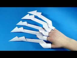 Paper claws  how to make origami paper claws