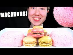 ASMR MACARONS FEAST MUKBANG EATING SOUNDS