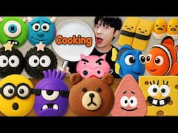 ASMR MUKBANG | 직접 만든 캐릭터 요리 모음! Homemade Character Food Collection